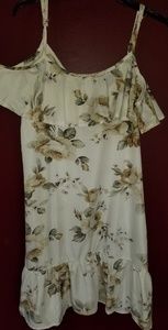 Floral/cream dress